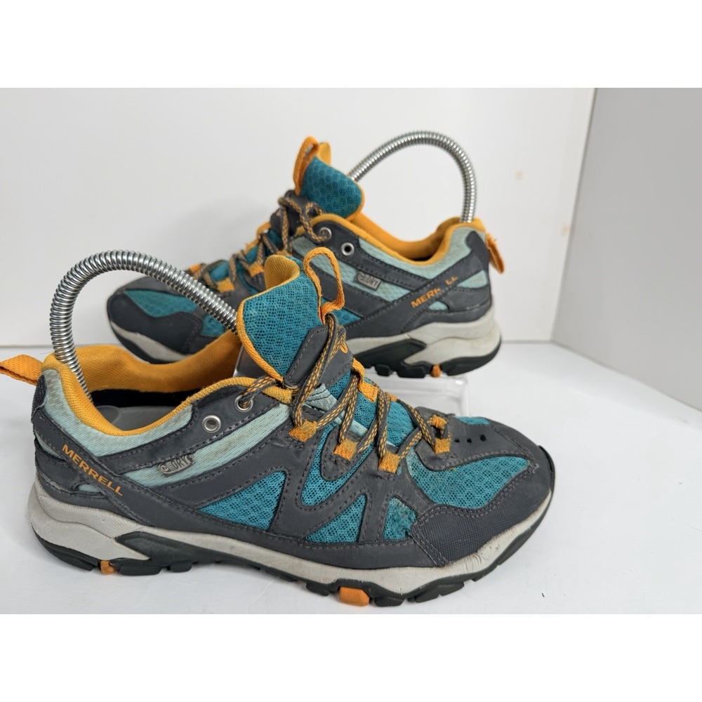 Merrell‎ Castle Rock Women's 7.5 Lake Blue Hiking Trail Shoes Outdoor